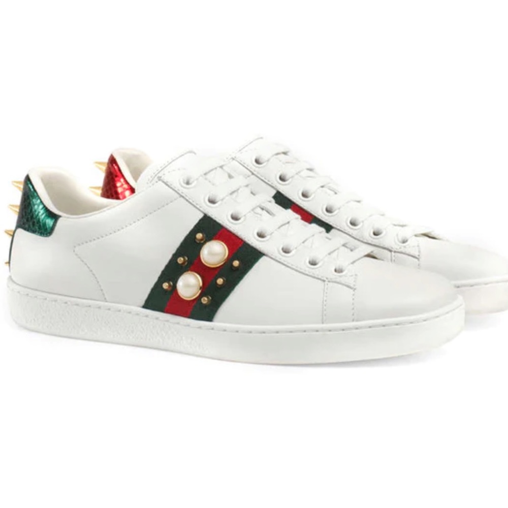 GUCCI Women’s Ace studded sneakers